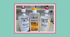 Picture of INEOS hygienics products, handwash and shower gel