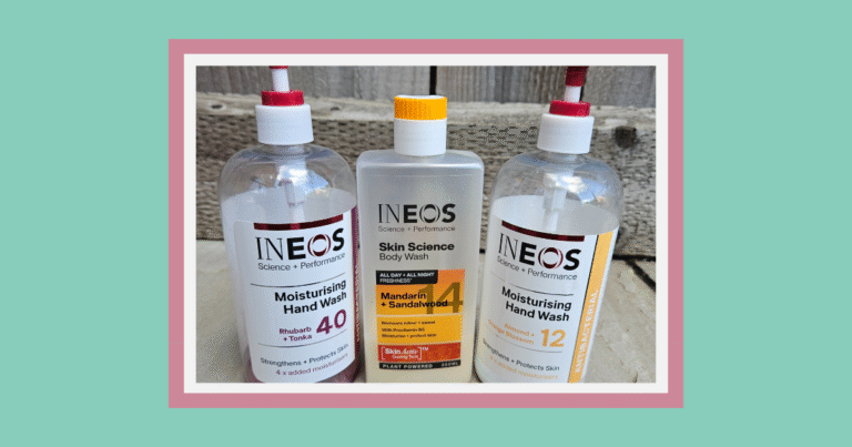 Picture of INEOS hygienics products, handwash and shower gel