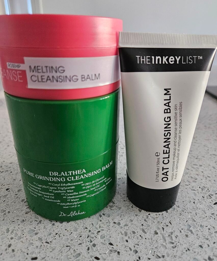 Selection of cleansing balms