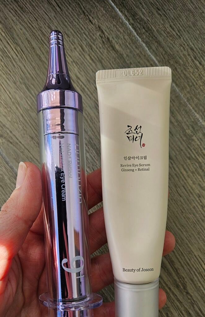 Numbuzin and Beauty of Joseon Eye Cream