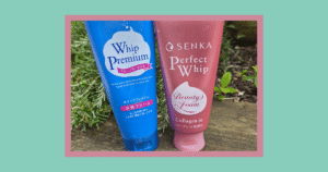 Two cleansers side by side