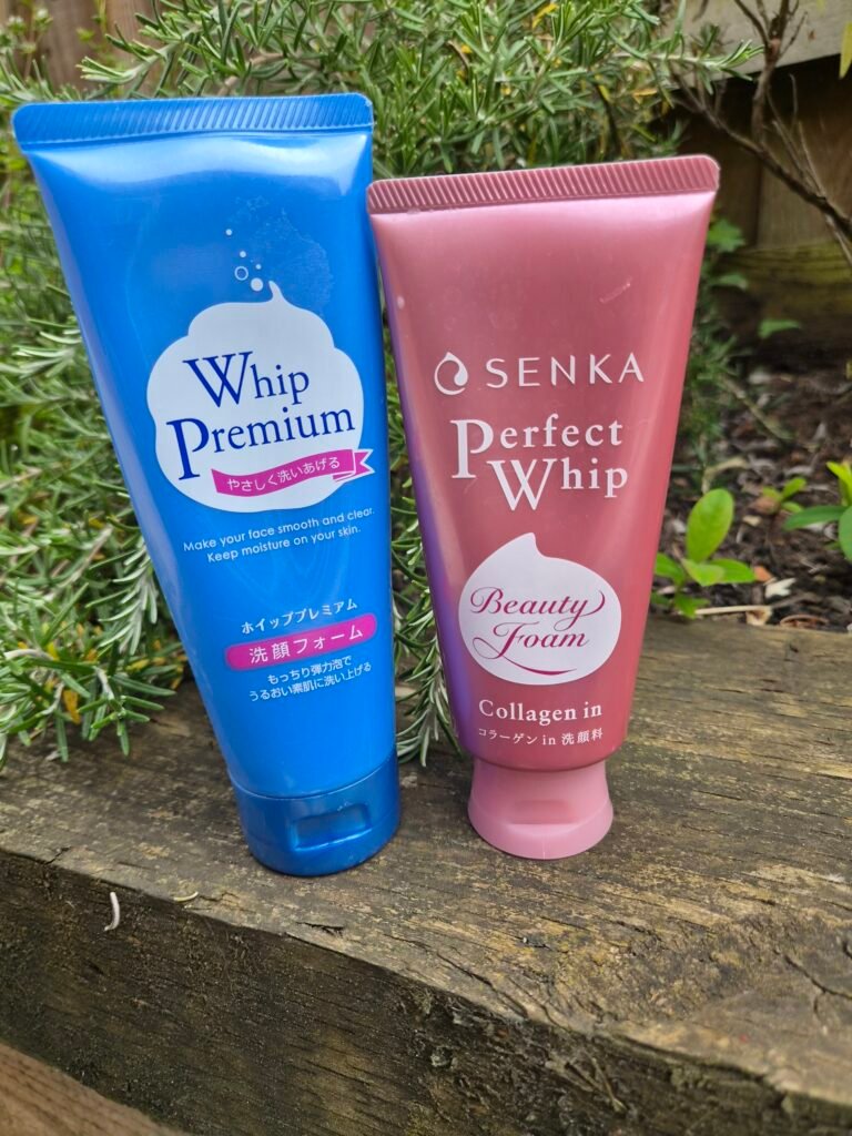 Two Japanese face cleansers