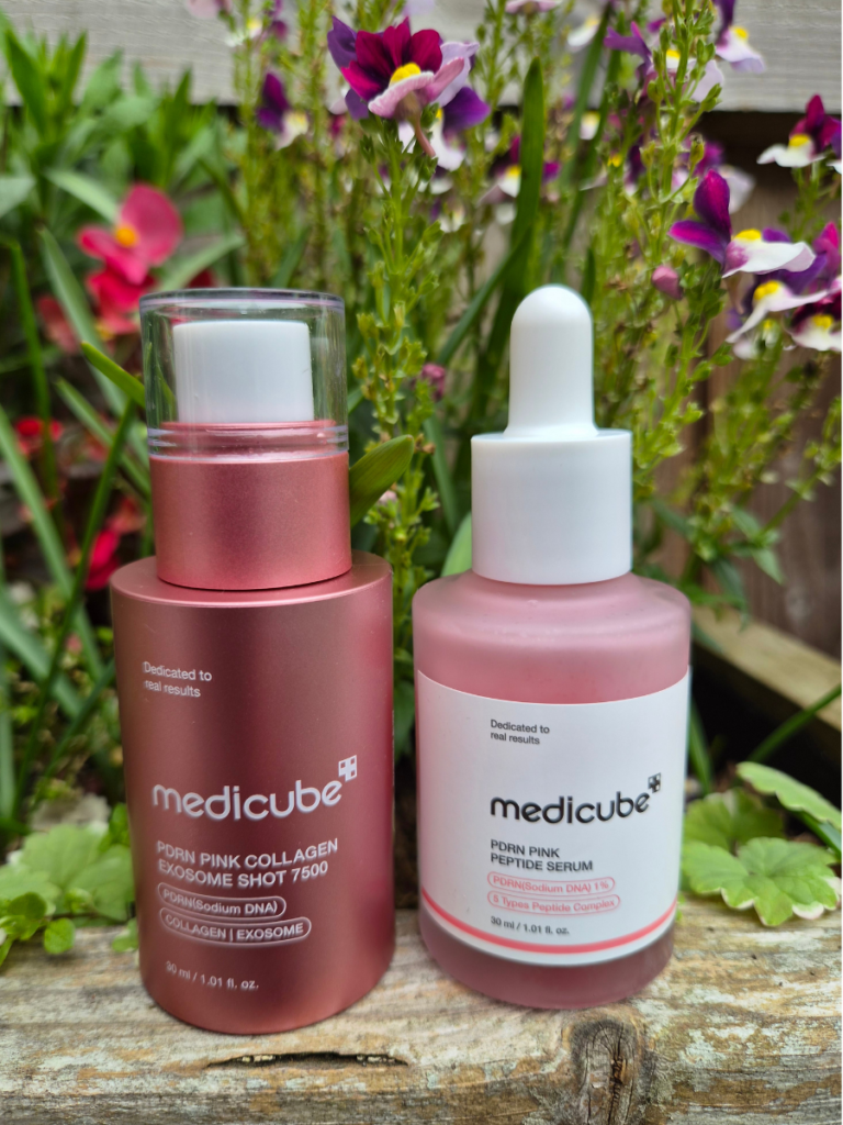 Medicube Exosome shot and pink serum